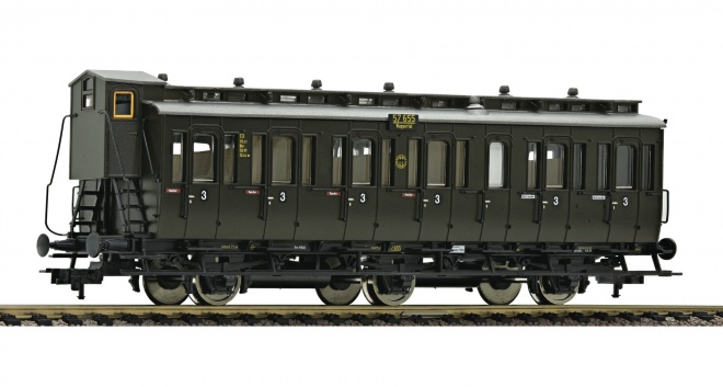 3 axle Compartment car 3rd class type C3 pr 11<br /><a href='images/pictures/Fleischmann/Fleischmann-507007.jpg' target='_blank'>Full size image</a>